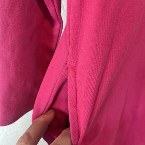 Primary.com Primary Girls 4 5 Dress Polo Pink Long Sleeve  Pockets - Picture 4 of 10